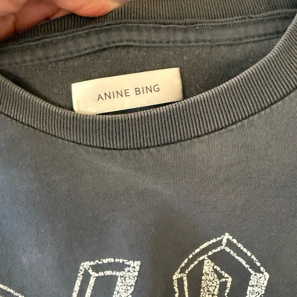Anine Bing Lightning Bolt Oversized T-Shirt sz MEDIUM - Picture 4 of 7